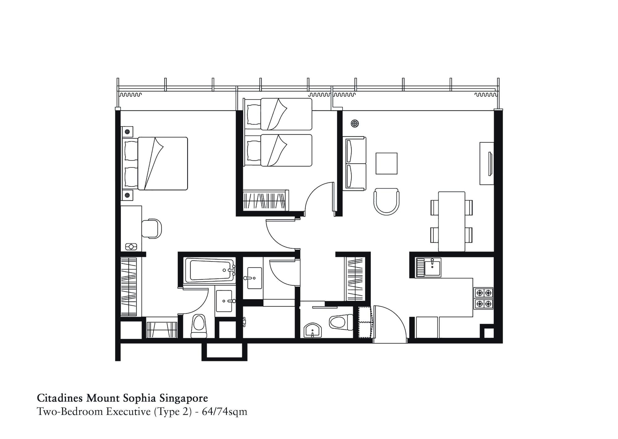 Citadines Mount Sophia Singapur Dış mekan fotoğraf